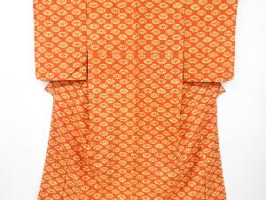 リサイクル　松竹梅模様手織り紬着物